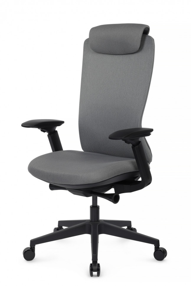 Кресло Gemini EGE-002A Черный пластик/Серый