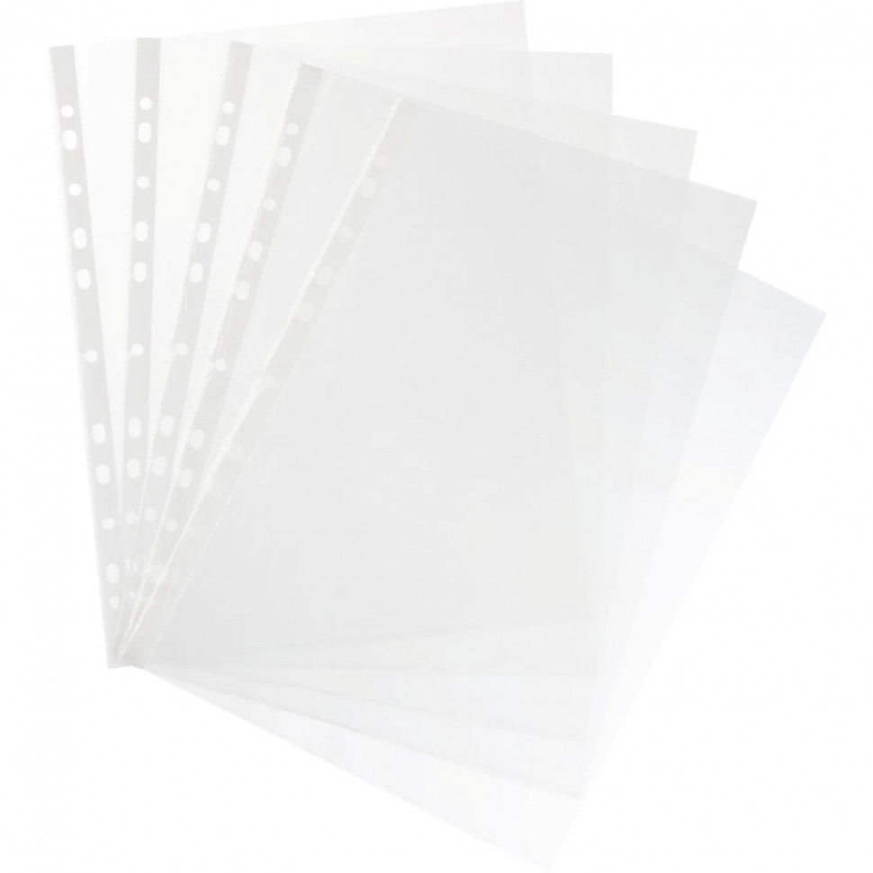 Файл-вкладыш А4 35 мкм Выбор есть Элементари, гладкий, с перф., 100шт/уп