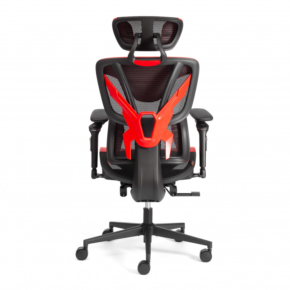 Кресло KingCobra иск. кожа / сетка, черный / красный Кресло KingCobra иск. кожа / сетка, черный / красный