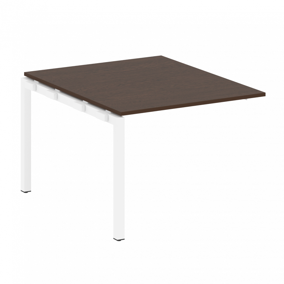 Metal System Quattro Проходной элемент перег. стола на П-образном м/к 50БП.ППРГ-1 Венге Цаво/Металл