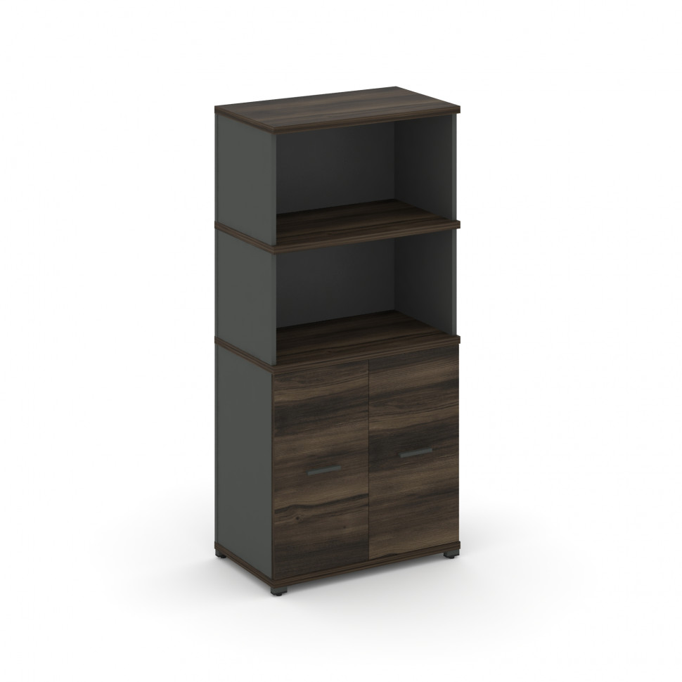 Concept Распаш. шкаф опорный/приставной с надставкой выс. CN.SOPR-004 A Дуб Мали/Антрацит/Металл Ант Concept Распаш. шкаф опорный/приставной с надставкой выс. CN.SOPR-004 A Дуб Мали/Антрацит/Металл Ант