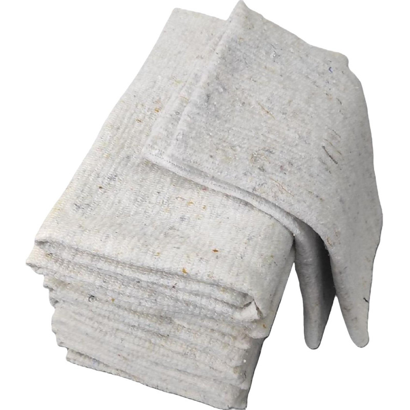 Тряпка для пола ХПП белая 50х60см 10шт/уп_Спб