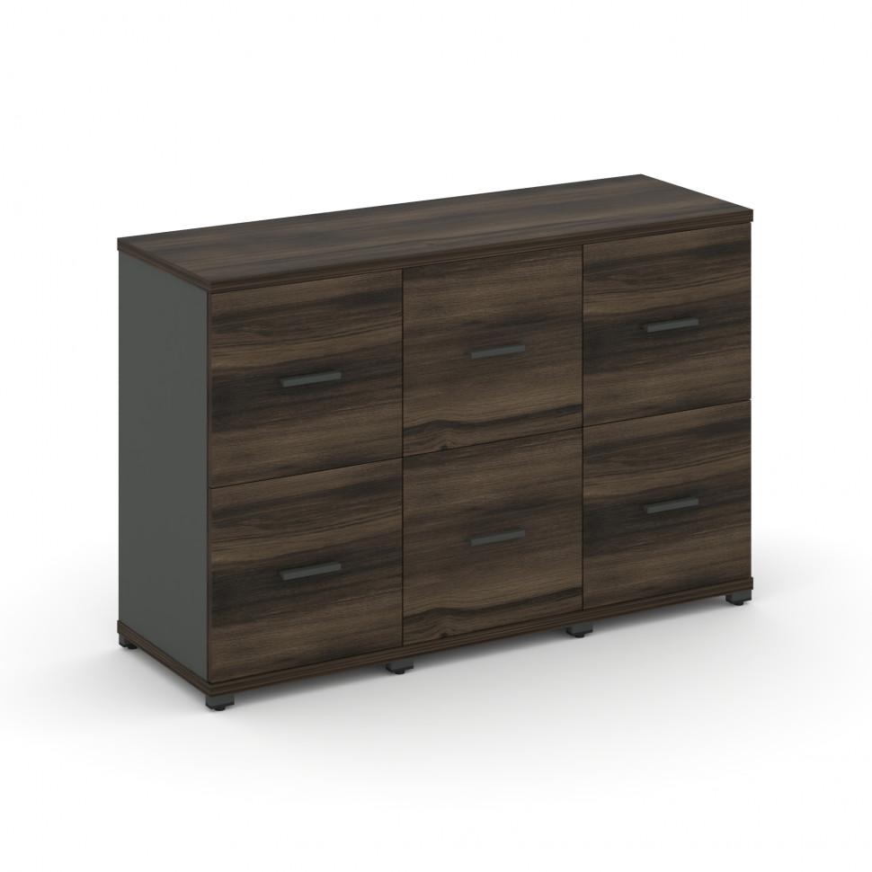 Concept Шкаф 3 узкие секции, 2 ниши CN.STU-232 A Дуб Мали/Антрацит/Металл Антрацит 1252*420*818 Concept Шкаф 3 узкие секции, 2 ниши CN.STU-232 A Дуб Мали/Антрацит/Металл Антрацит 1252*420*818