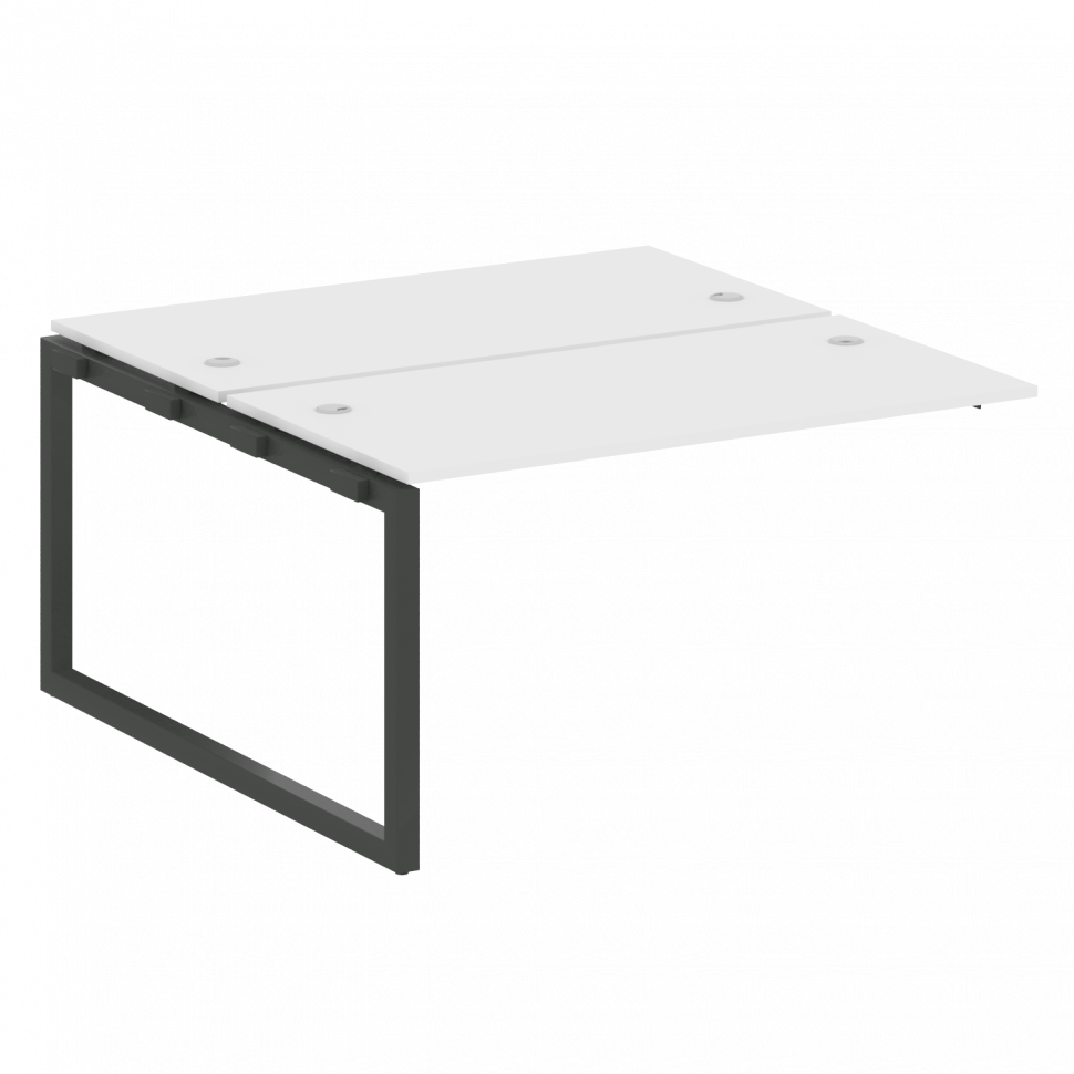 Metal System Quattro Проходной элемент рабочей станции на О-образном м/к 50БО.ПРС-СП-2.3 Белый/Метал Metal System Quattro Проходной элемент рабочей станции на О-образном м/к 50БО.ПРС-СП-2.3 Белый/Метал