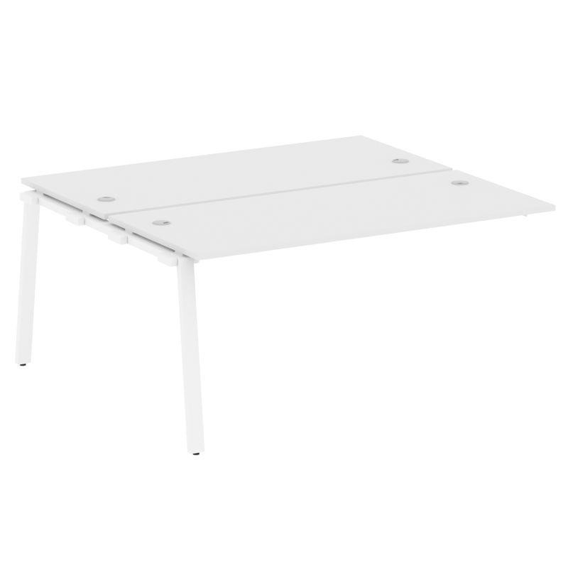 Metal System Проходной элемент рабочей станции на А-образном м/к БА.ПРС-СП-2.4 Белый/Металл Белый 16