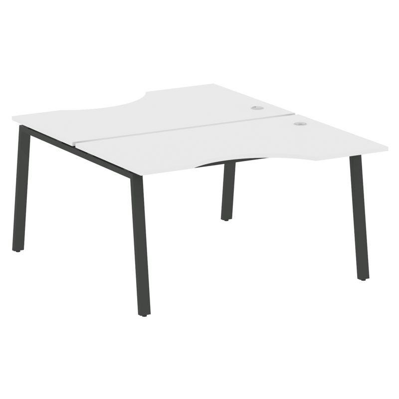 Metal System Рабочая станция криволинейная на А-образном м/к БА.РАС-СА-2.2 Белый/Металл Антрацит 140 Metal System Рабочая станция криволинейная на А-образном м/к БА.РАС-СА-2.2 Белый/Металл Антрацит 140
