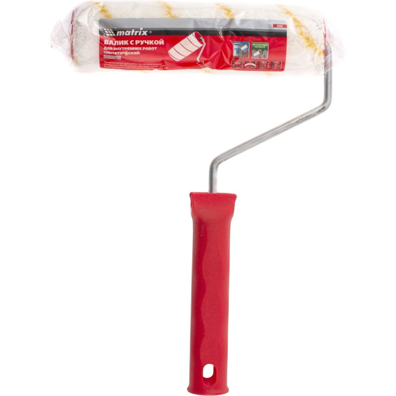 Валик 180 мм D=36 мм с ручкой 6 мм полиакрил Matrix 80880