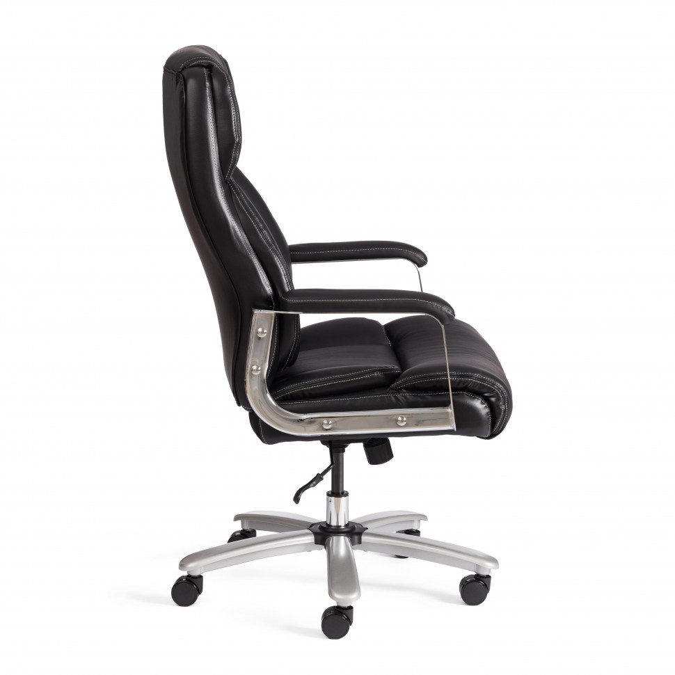 Кресло Atlant рецикл. кожа/иск. кожа, черный