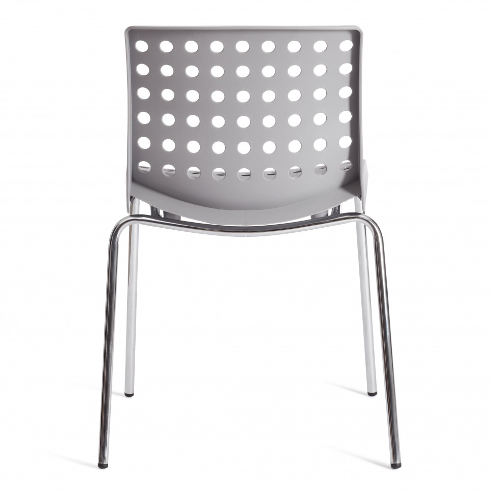 Стул SKALBERG (mod. C-084-A) металл/пластик, 46 х 56 х 79 см, Grey (серый) / Chrome (хром) Стул SKALBERG (mod. C-084-A) металл/пластик, 46 х 56 х 79 см, Grey (серый) / Chrome (хром)