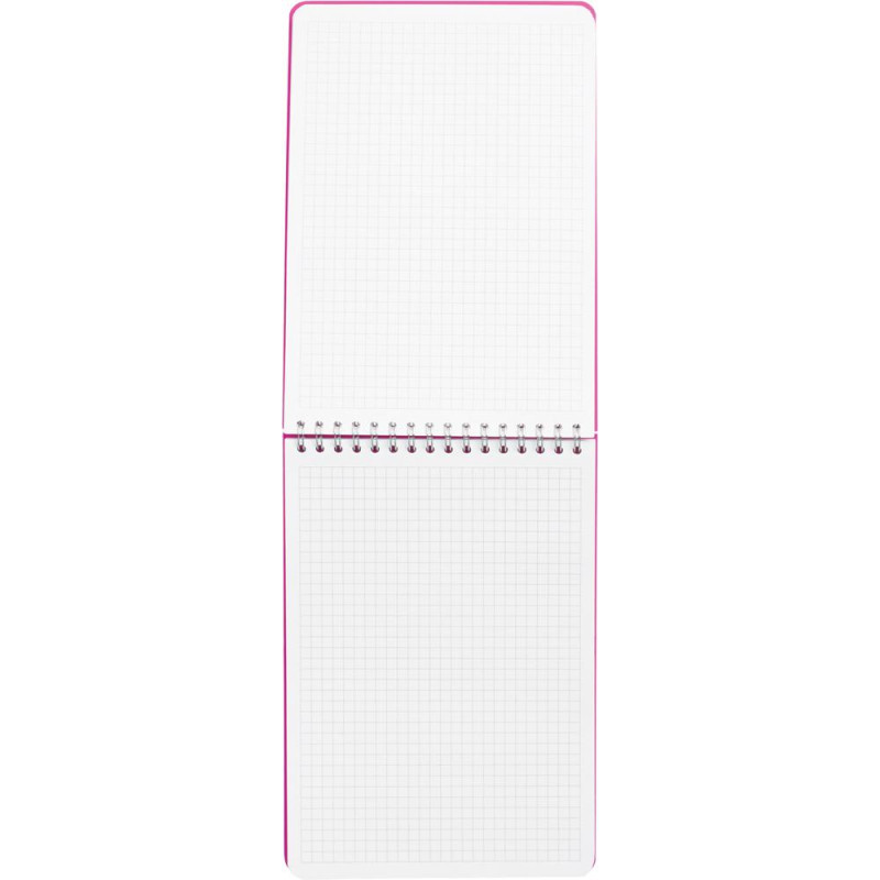 Блокнот А5,пласт обл,80л, ATTACHE FANTASY,розов