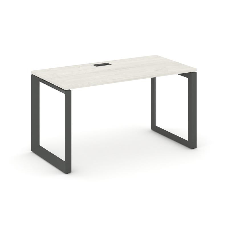 Style Project Стол письменный SN-59O.SP-021 Дуб Наварра/Металл Антрацит/Черный Заглушка 980*800*750