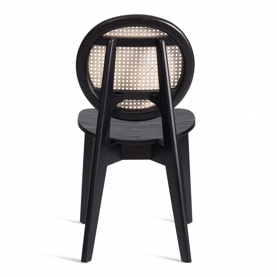 Стул FENRIR дерево вяз, 42х45х85 см, черный