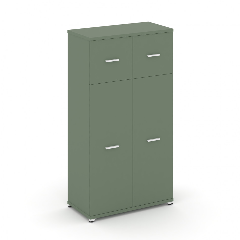 Concept Шкаф 1 широкая секция, 4 ниши CN.STS-414 W Кобо/Металл Белый 836*420*1554