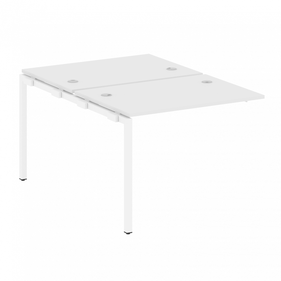 Metal System Quattro Проходной элемент рабочей станции на П-образном м/к 40БП.ПРС-СП-2.1 Белый/Метал Metal System Quattro Проходной элемент рабочей станции на П-образном м/к 40БП.ПРС-СП-2.1 Белый/Метал