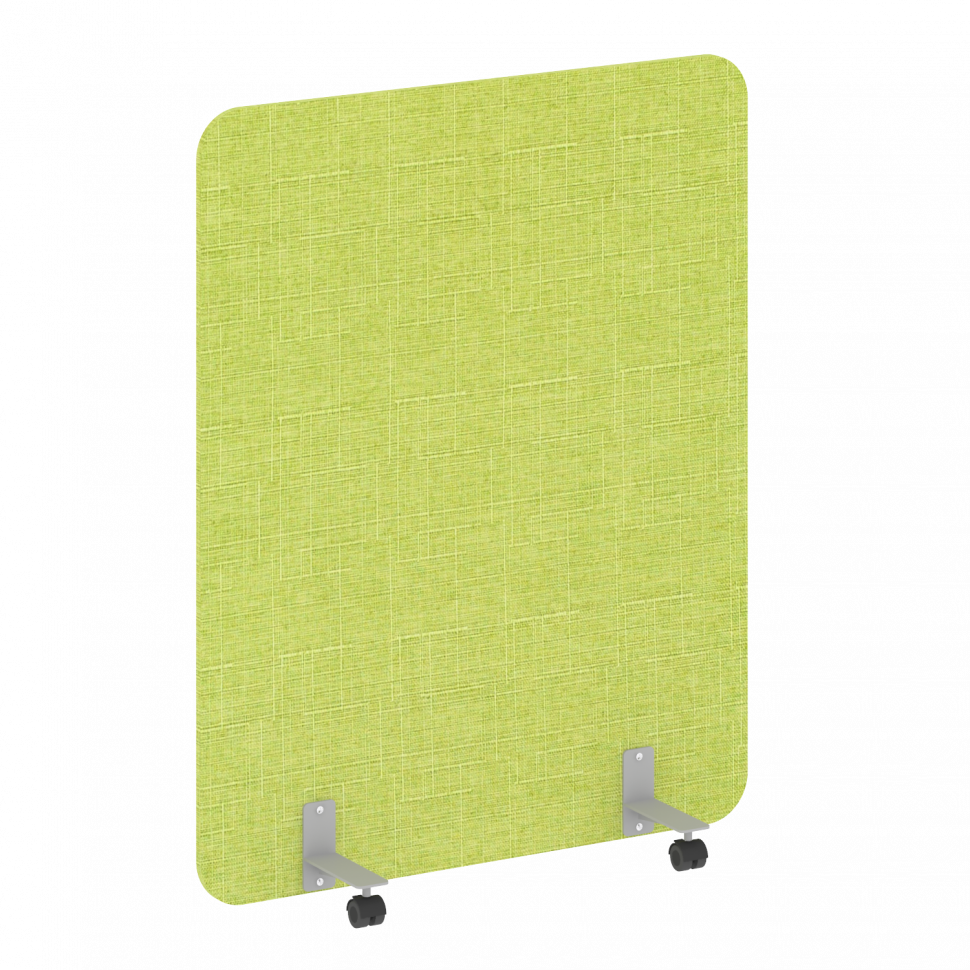 R-line soft Перегородка на металлических опорах, на роликах AP.R-120-150 Romeo 07/Металл Серый 1200*