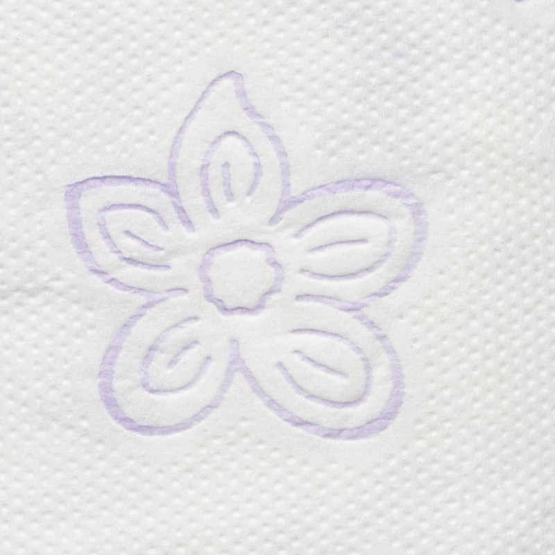 Бумага туалетная Papia Балийский Цветок 3сл бел 100%цел 16,8м 140л 12рул/уп