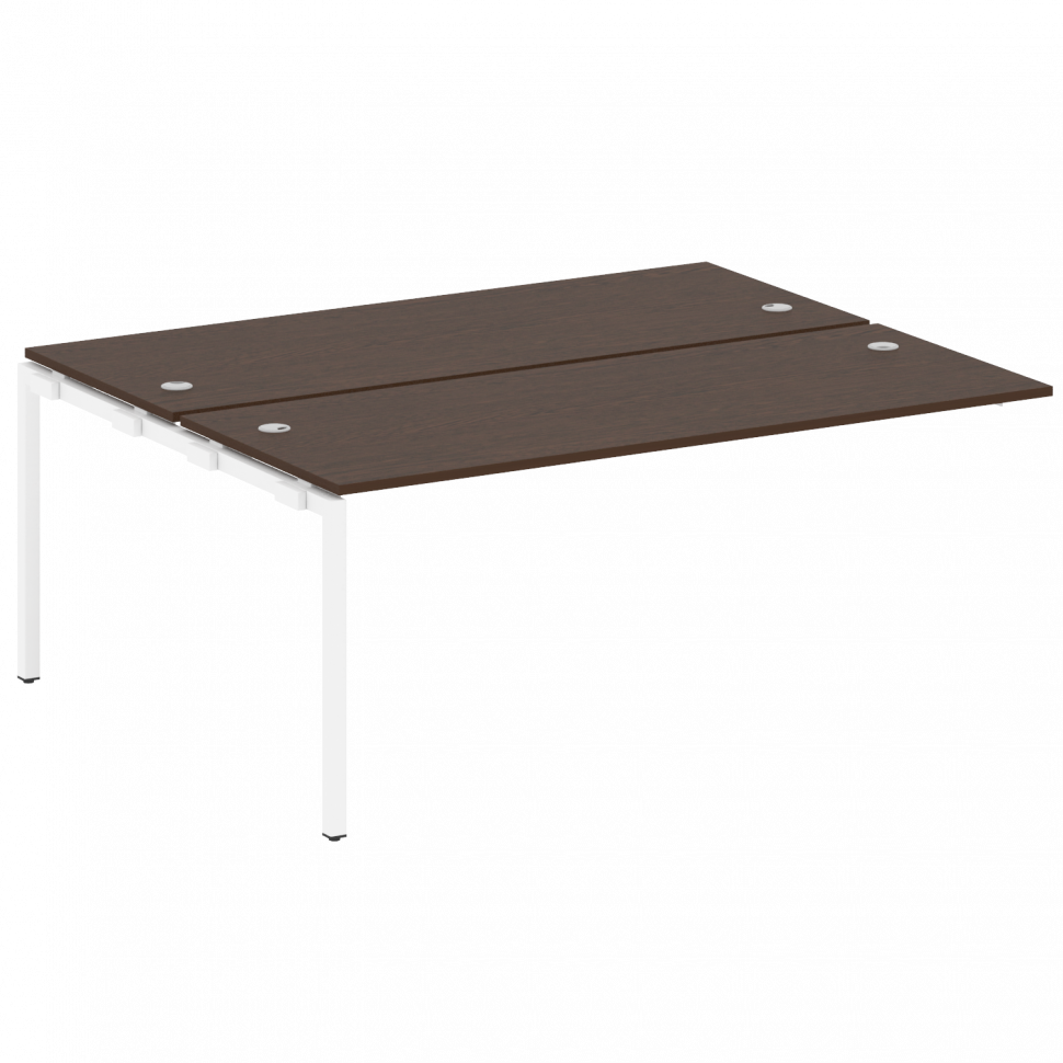 Metal System Quattro Проходной элемент рабочей станции на П-образном м/к 40БП.ПРС-СП-2.5 Венге Цаво/ Metal System Quattro Проходной элемент рабочей станции на П-образном м/к 40БП.ПРС-СП-2.5 Венге Цаво/