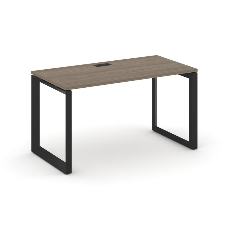 Style Project Стол письменный SN-59O.SP-025 Вяз Благородный/Металл Черный/Черный Заглушка 1780*800*7