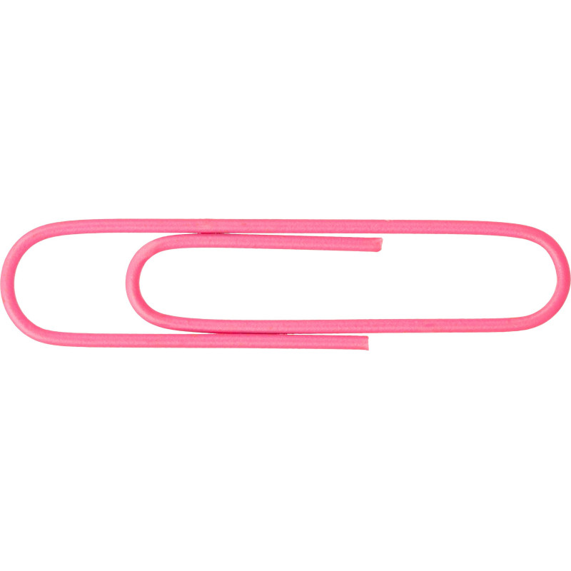 Скрепки Attache Economy с полимерн. покрытием, 50 мм,разноцветные,100 шт/уп