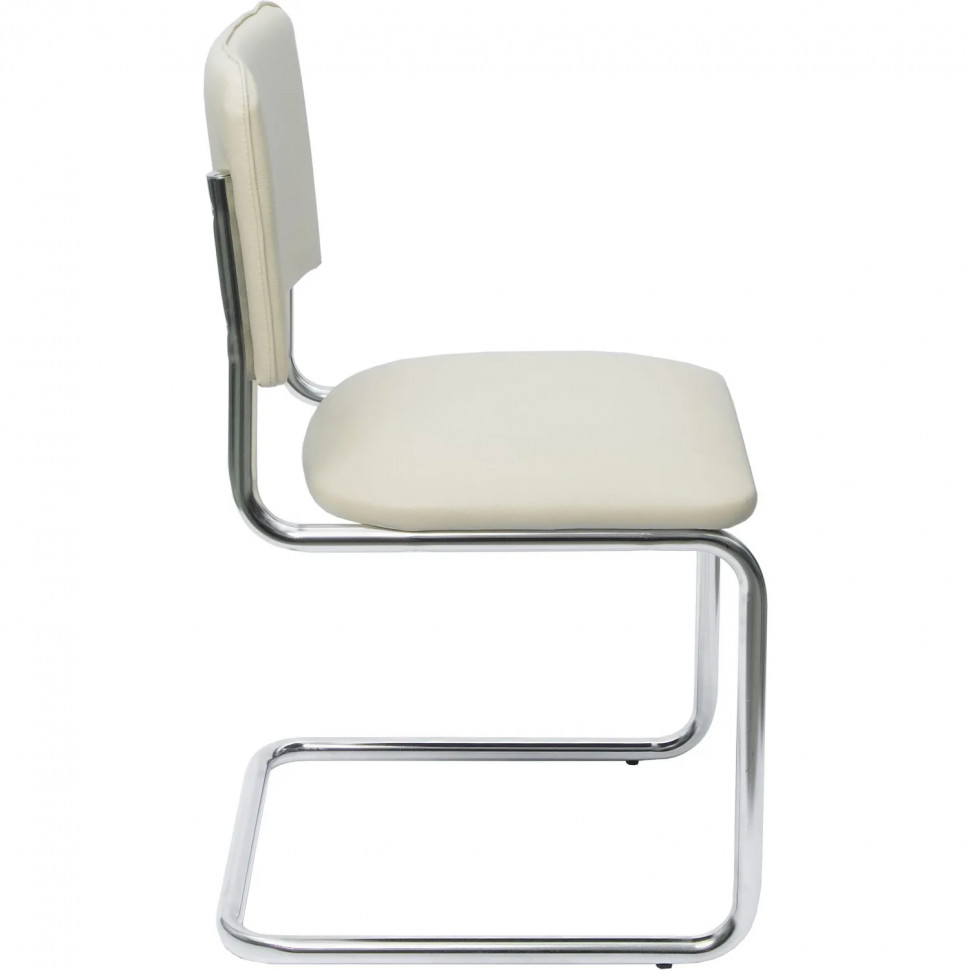 Стул 0MX_UA_Silwia/Сильвия Chrome к/з бежевый V-18