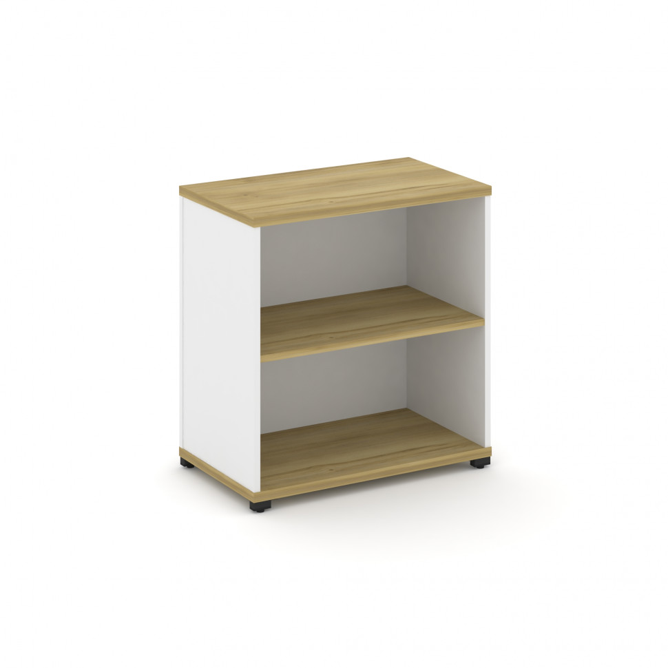 Concept Стеллаж опорный/приставной CN.SOPO-001 Дуб Винченцо/Белый Бриллиант/Металл Черный 720*420*75