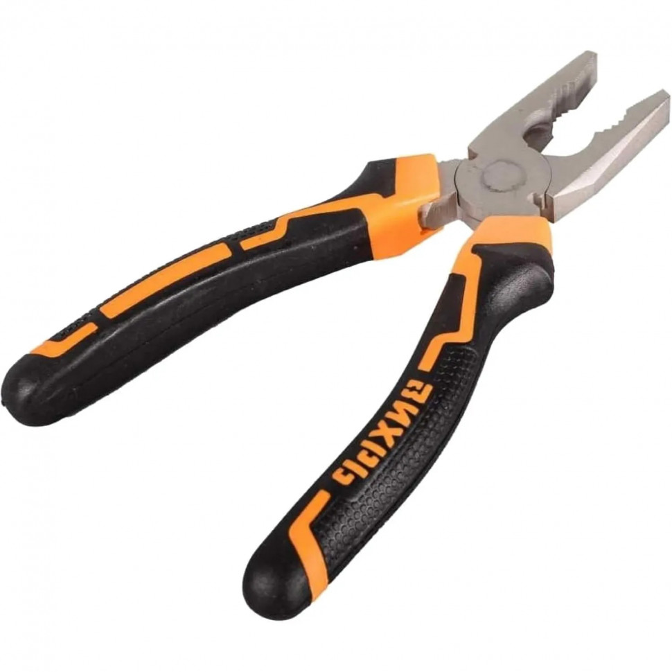 Плоскогубцы (пассатижи),200мм.,никел.,двухкомп. рукоятки Вихрь 73/6/3/8