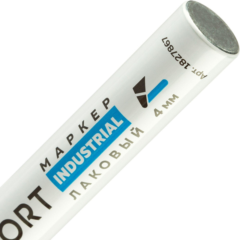 Маркер лаковый TOPFORT Industrial 4 мм черный