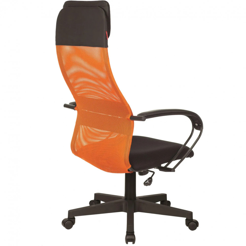 Кресло 0MX_VB_EChair-655 TTW_OR сетка/ткань оранжевый, пластик