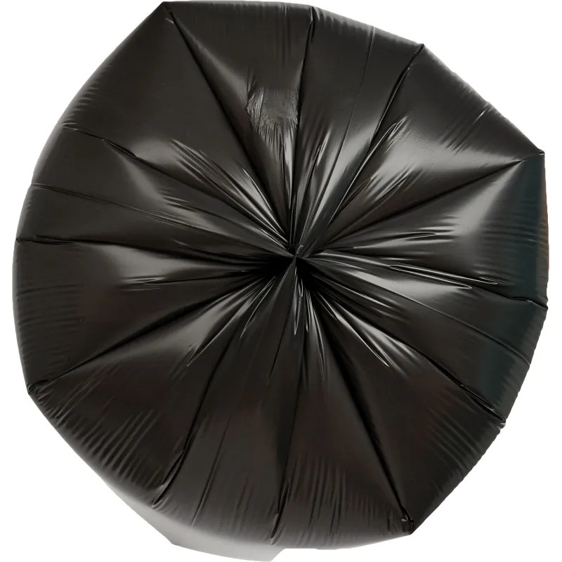 Мешки для мусора ПВД 120л 25мкм 10шт/рул черные 67х100см_СПБ