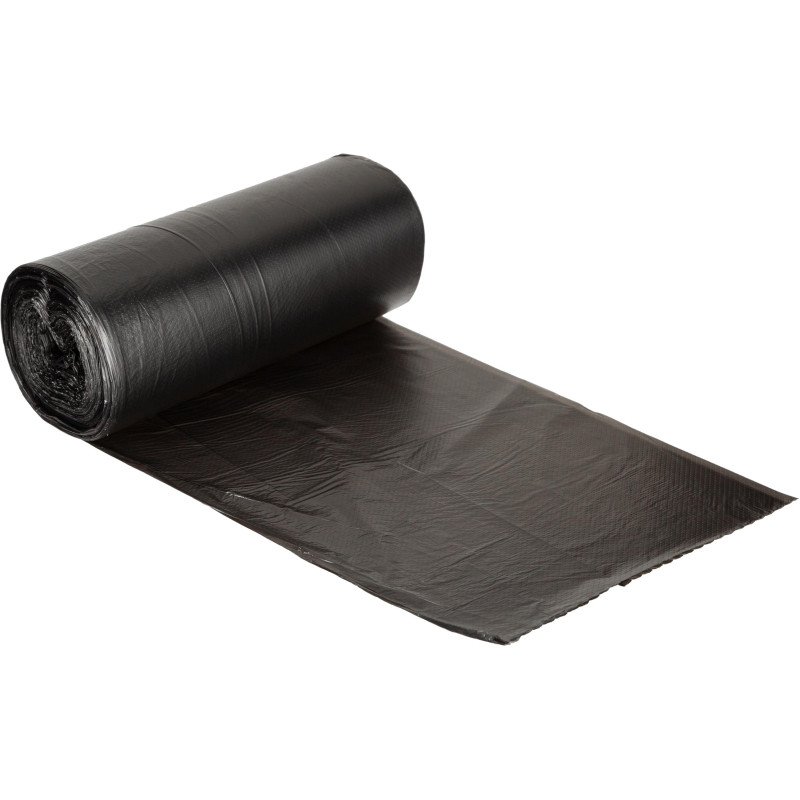 Мешки для мусора 60 л, 60х80см 50 шт/рул 7 мкм (ПНД)(чер.)