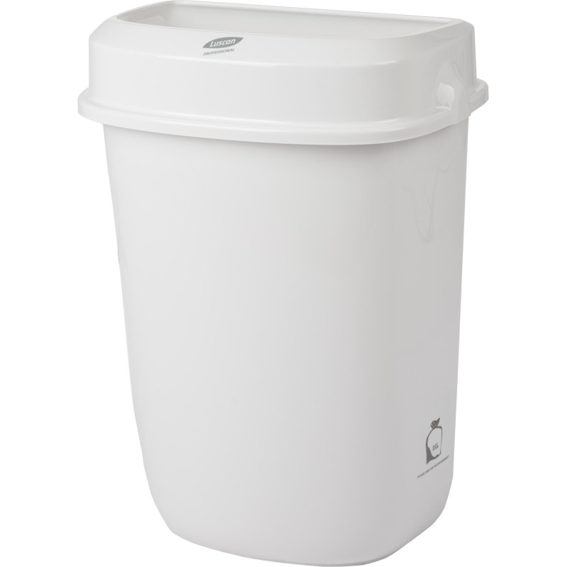 Контейнер для мусора (корзина) Luscan Prof Etalon 32л белый 151040