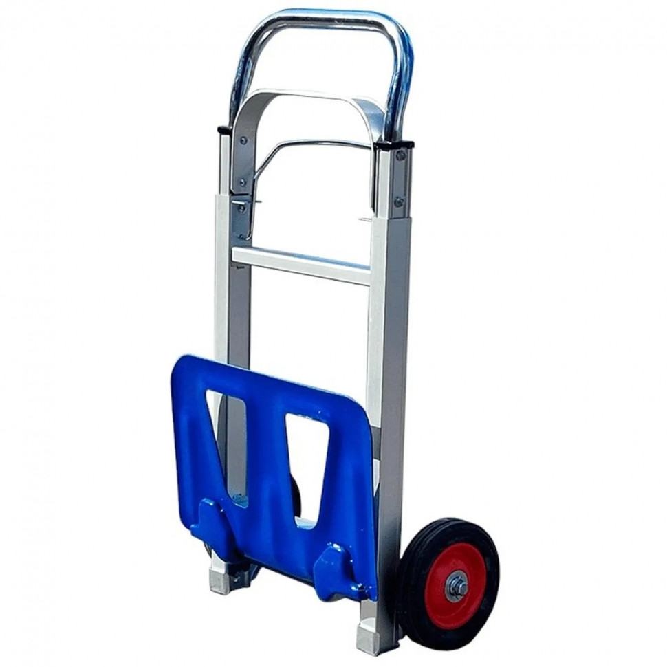 Тележка грузовая складная алюминевая КГ 90 А колёса d 150 литые