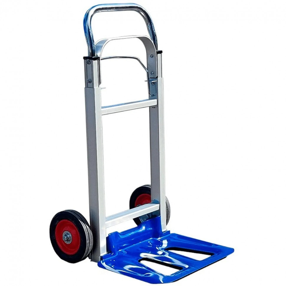 Тележка грузовая складная алюминевая КГ 90 А колёса d 150 литые