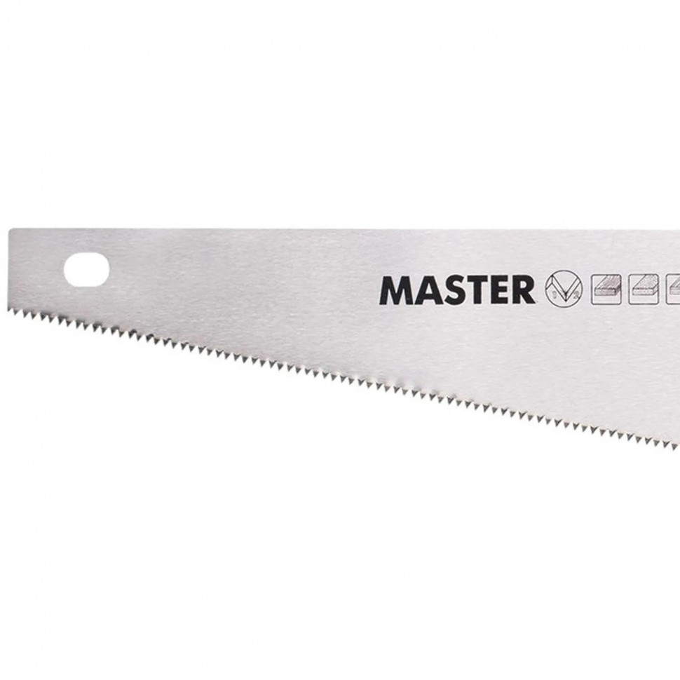 Ножовка по дереву БИБЕР 85661 МАСТЕР 2D заточка средний зуб, 400мм СПб