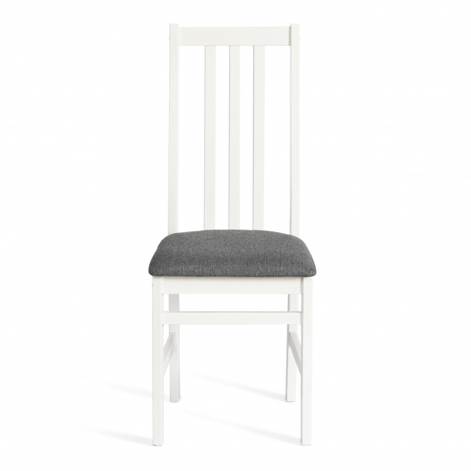 Стул SWEDEN Многослойная фанера, 41*40*99 см, white, ткань тёмно-серая (150) разобранный