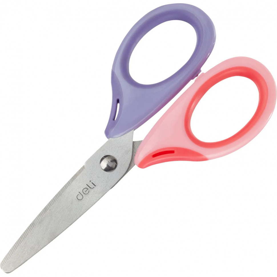 Ножницы детские Deli E6068 Neon 135мм сталь ассорти