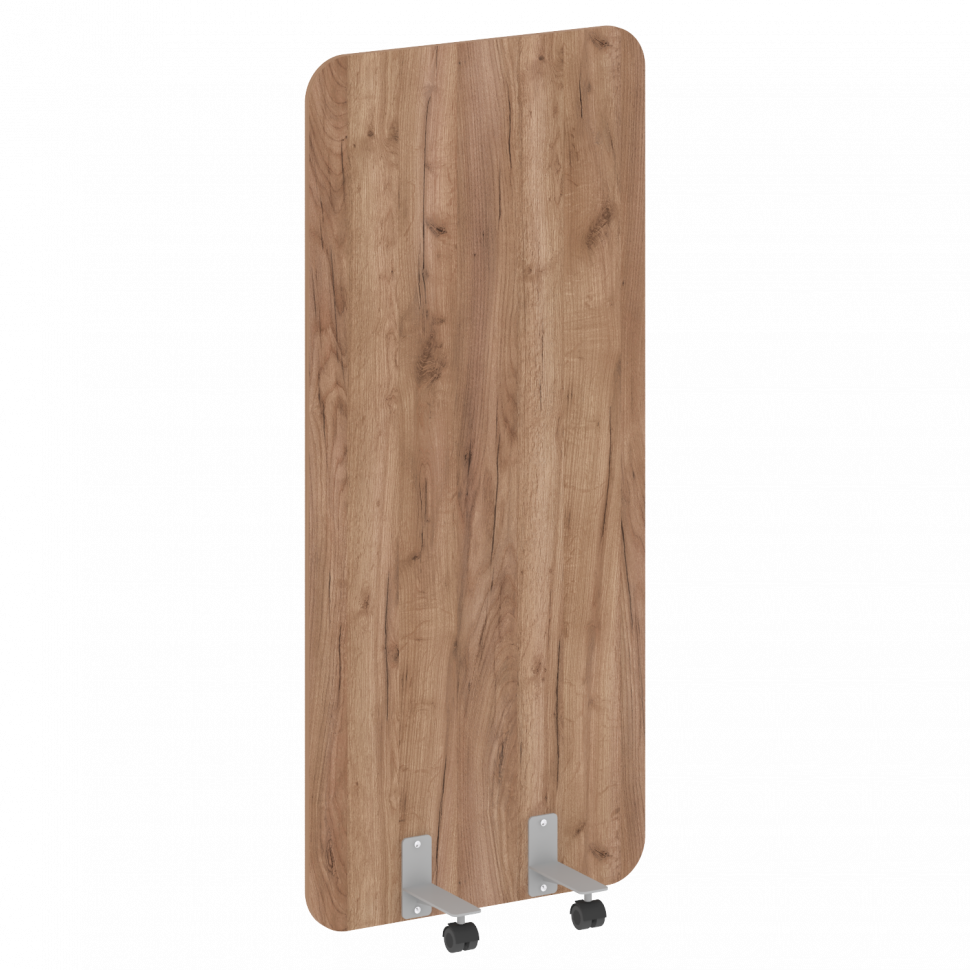 R-line Перегородка на металлических опорах, на роликах DP.R-80-180 Дуб Табак/Металл Серый 800*18*180