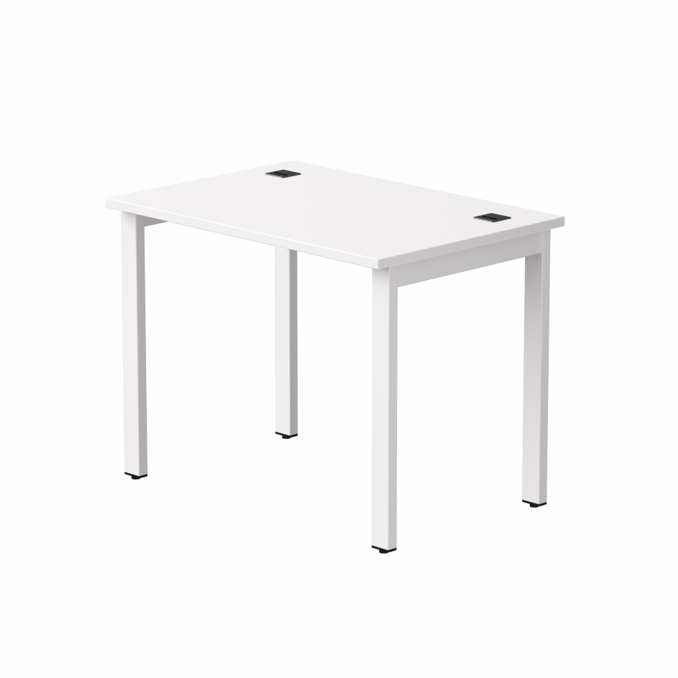 Стол прямой Everprof EVO (ЭВО) на металлокаркасе 980х670х755 мм Белый/Белый