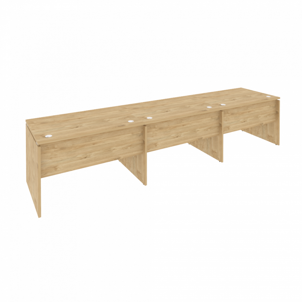 Onix Рабочая станция O.RS-3.2.8 Тиквуд Светлый 3540*800*750 Onix Рабочая станция O.RS-3.2.8 Тиквуд Светлый 3540*800*750