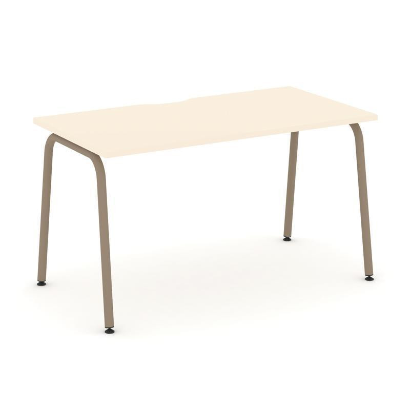 Estetica Стол рабочий ES.SP-3-VK Сатин/Металл Латте 1380*730*750