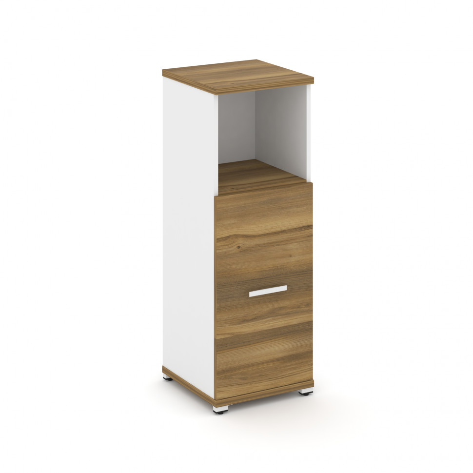 Concept Шкаф 1 узкая секция, 3 ниши CN.STU-313 W Сандал Янтарный/Белый Бриллиант/Металл Белый 420*42