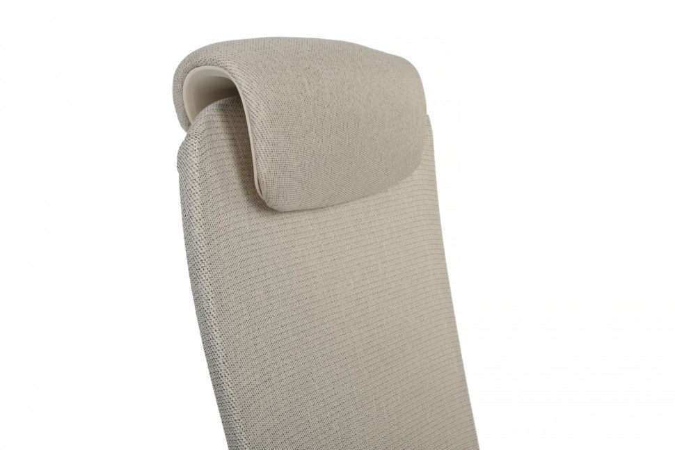 Кресло Gemini EGE-002AW Белый пластик/Светло-бежевый