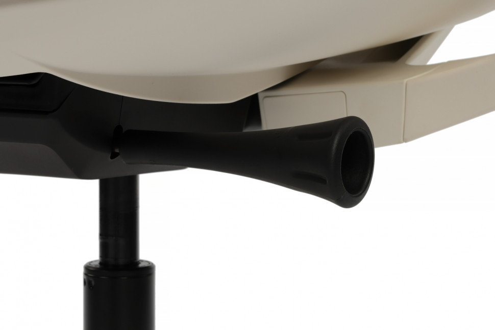 Кресло Gemini EGE-002AW Белый пластик/Светло-бежевый