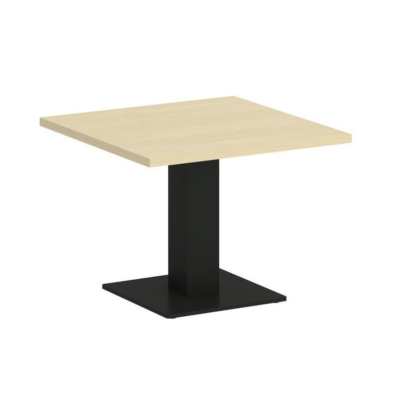 Riva Стол журнальный квадратный А.СЖ-2 Клен/Металл Черный 600*600*450