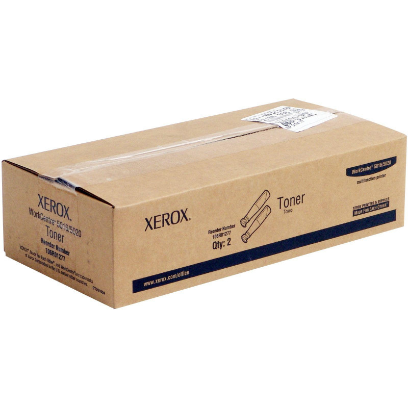 Тонер-картридж Xerox 106R01277 чер. для WC5016/5020B  (2шт/уп)
