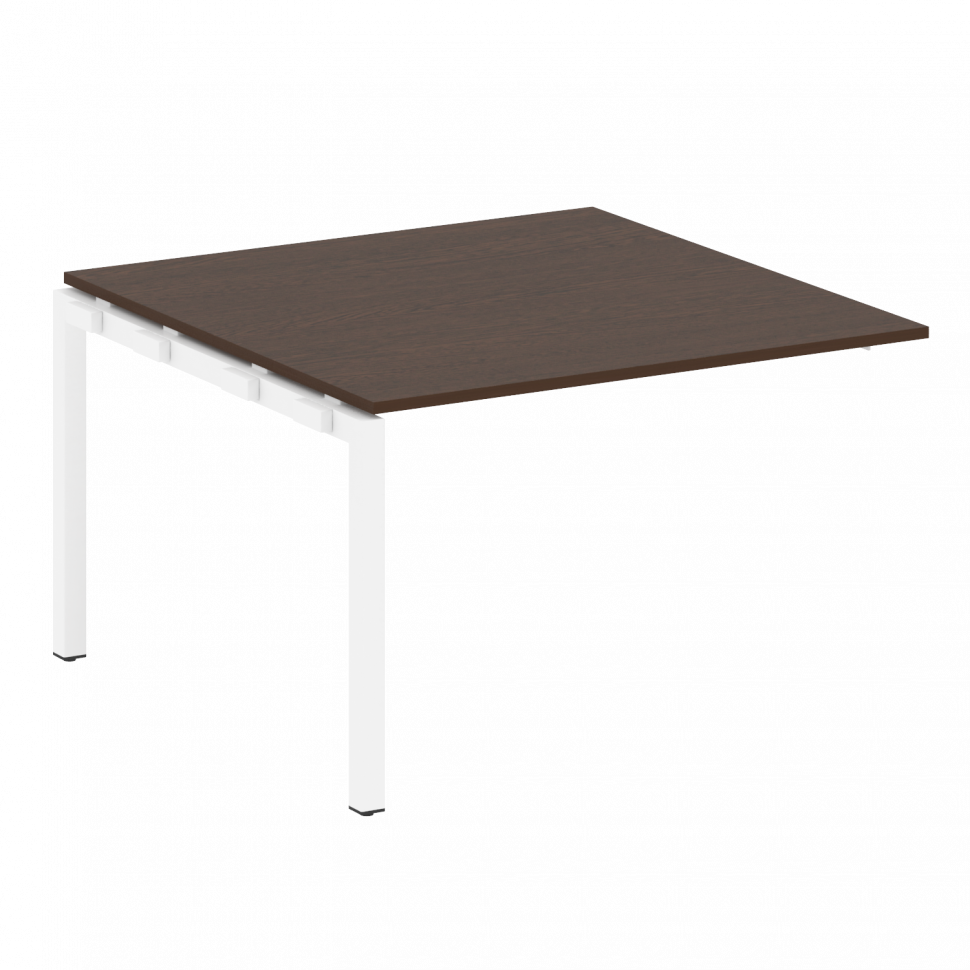 Metal System Quattro Проходной элемент перег. стола на П-образном м/к 50БП.ППРГ-2 Венге Цаво/Металл