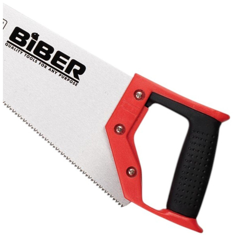 Ножовка по дереву БИБЕР 85682 ПРОФИ 3D заточка средний зуб, 450мм