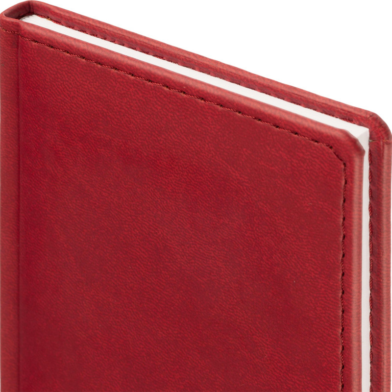 Еженедельник датированный 2026 АТТАСНЕ 64л, 90х160мм, карм.гор., Сиам бордо