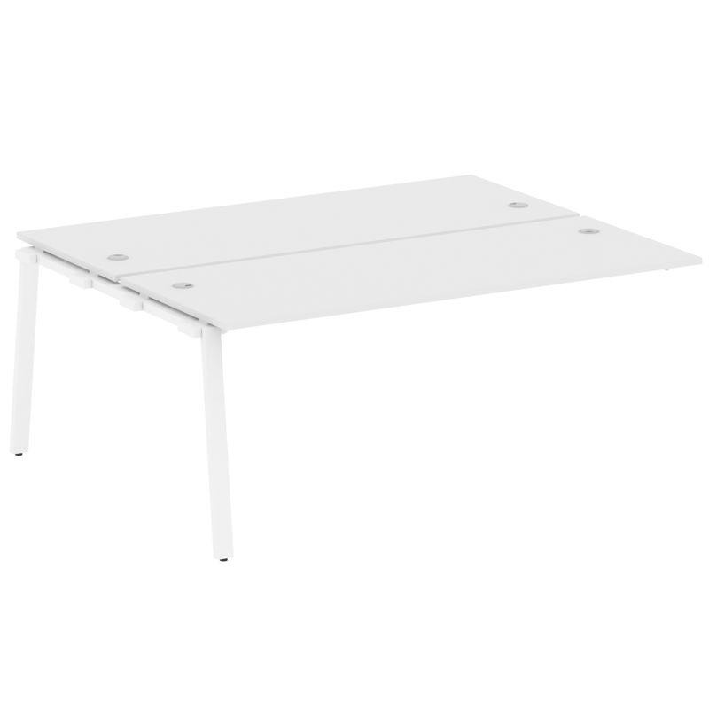 Metal System Проходной элемент рабочей станции на А-образном м/к БА.ПРС-СП-2.5 Белый/Металл Белый 18