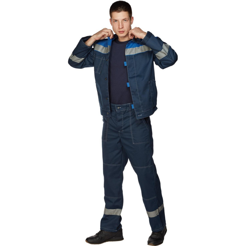 Костюм летний муж. л20-КБР син/вас (р.52-54) 170-176 (Арсенал-СП)